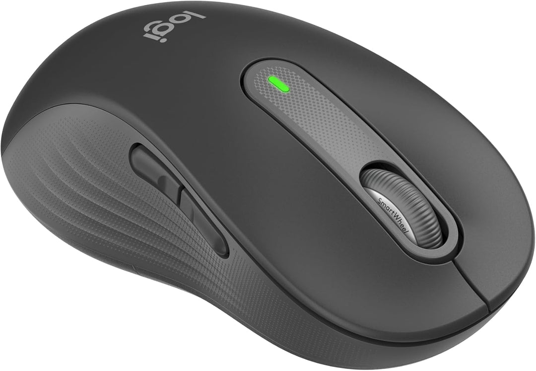 Logitech Signature M650 L Left Kabellose Maus - für grosse linke Hände, Leise Klicks, Anpassbare Sei