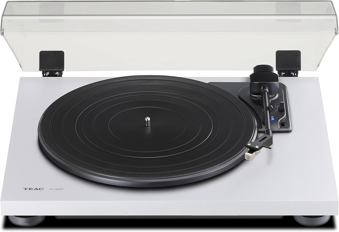 Teac TN-180BT(W) Hifi Plattenspieler mit Bluetooth Sender für Lautsprecher und Kopfhörer (Riemenantr
