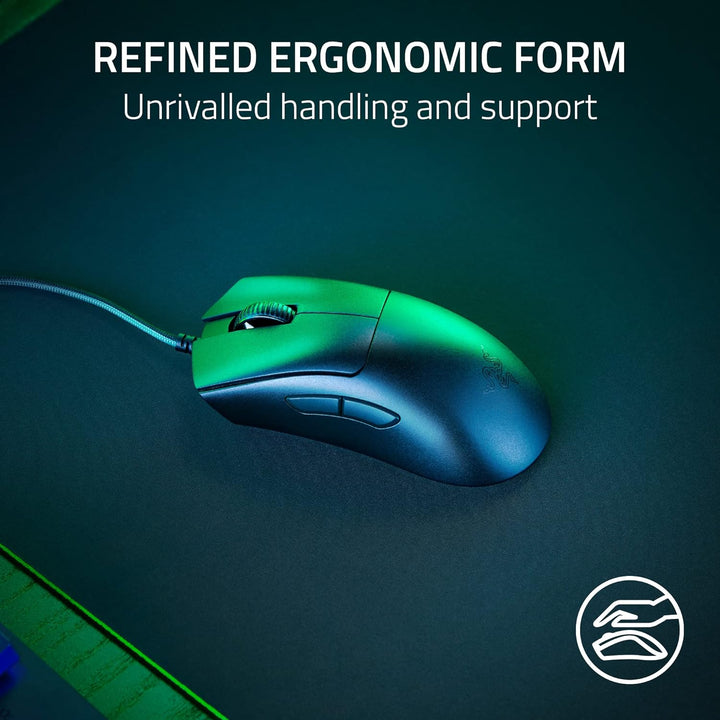 DeathAdder V3 Wired Gaming Maus: 59g Ultraleicht,Focus Pro 30K Optischer Sensor,Schnelle optische Sc