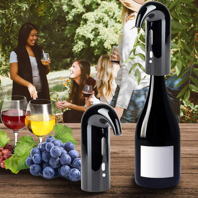 ONVAYA® Elektrischer Weinbelüfter und Wein Dekantierer | Wein Dekanter | Weinspender | Schnelldekant
