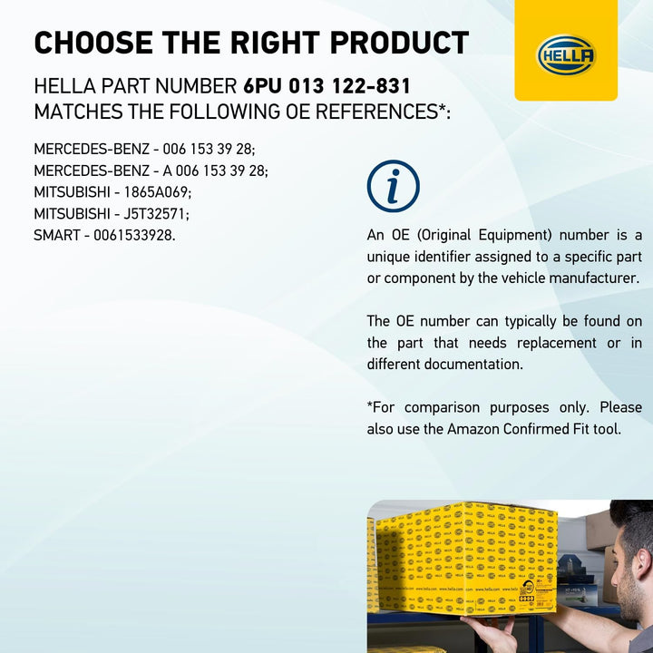 HELLA 6PU 013 122-831 Impulsgeber, Kurbelwelle - 3-polig - mit Dichtung