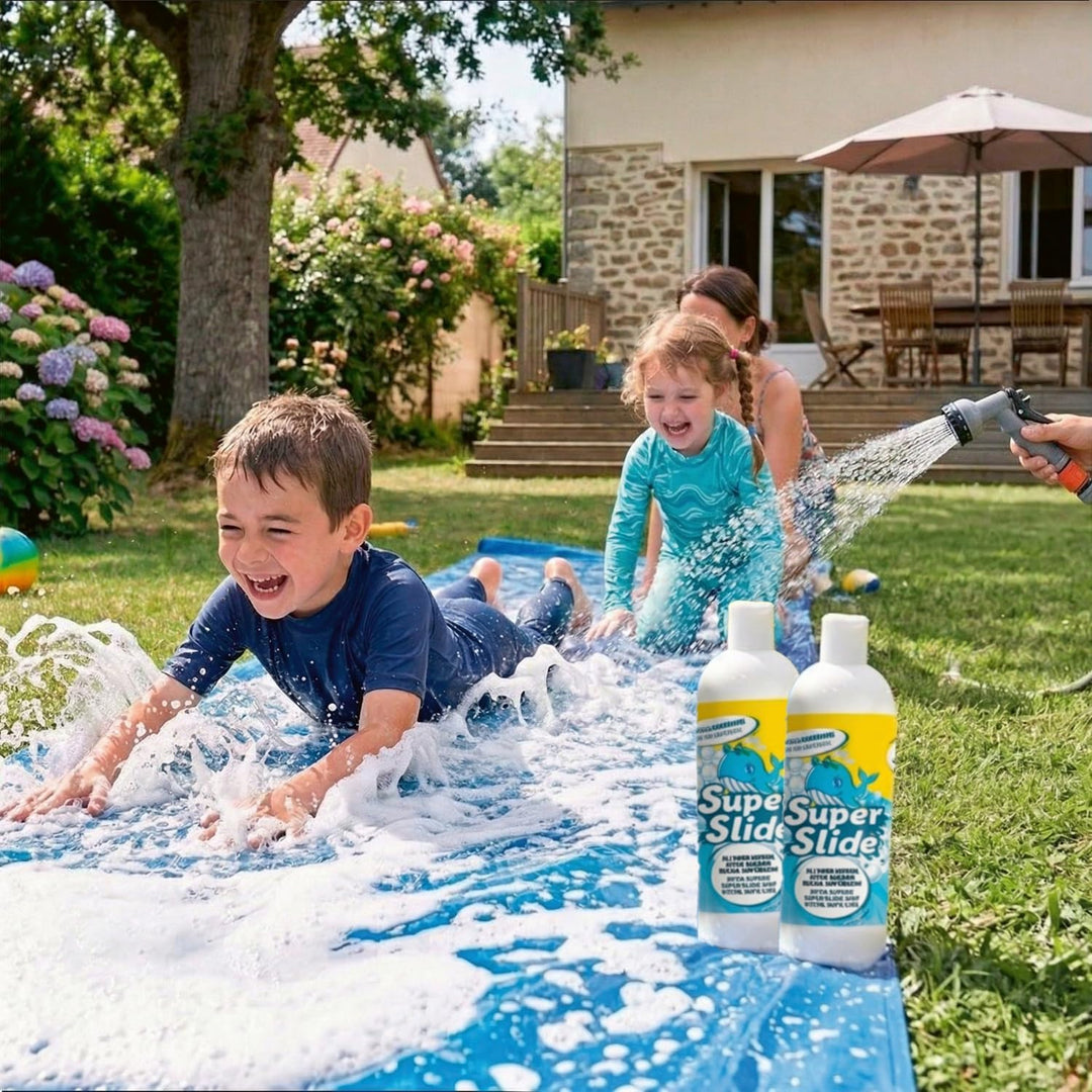 Super Slide® Naturseife Extra Rutschig 1L | Special Wasserrutschmatte | Naturseife | Hypoallergen |