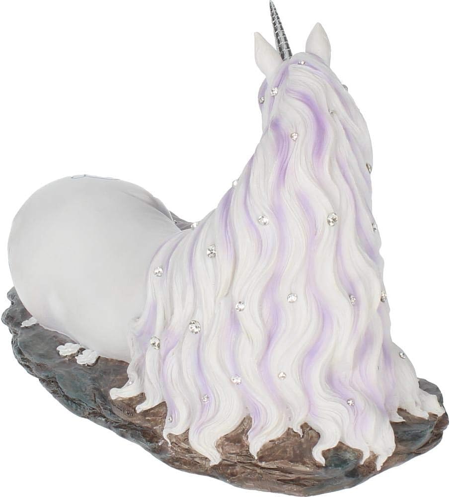 Nemesis Now B2832H7 Dekofigur Ruhe, 19 cm, Kunstharz, Weiss