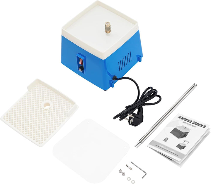 Glasschleifmaschine 65W für Buntglas, Glas Schleifmaschine 4200 U/min mit Diamantschleifkopf und Nas