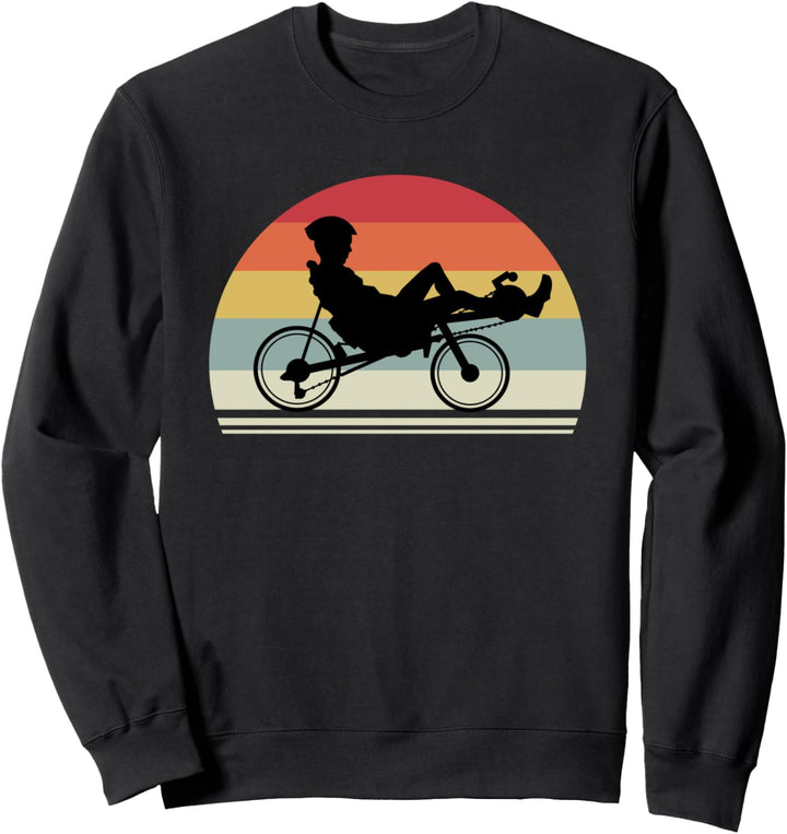 Liegerad Fahrrad Radfahrer Sweatshirt