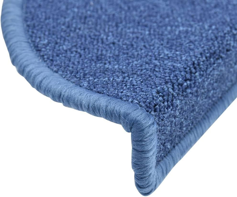 15 STK. Treppenmatten Blau 65x24x4 cm Treppenstufen Matten Modern Stufenteppich Treppenstufen Antiru