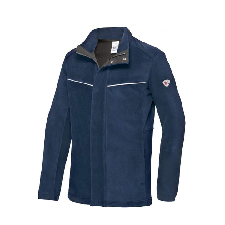 BP 2424-860-0014-2XLn Fleece-Jacke für Männer, Stehkragen, verdeckter Frontreissverschluss, 350,00 g