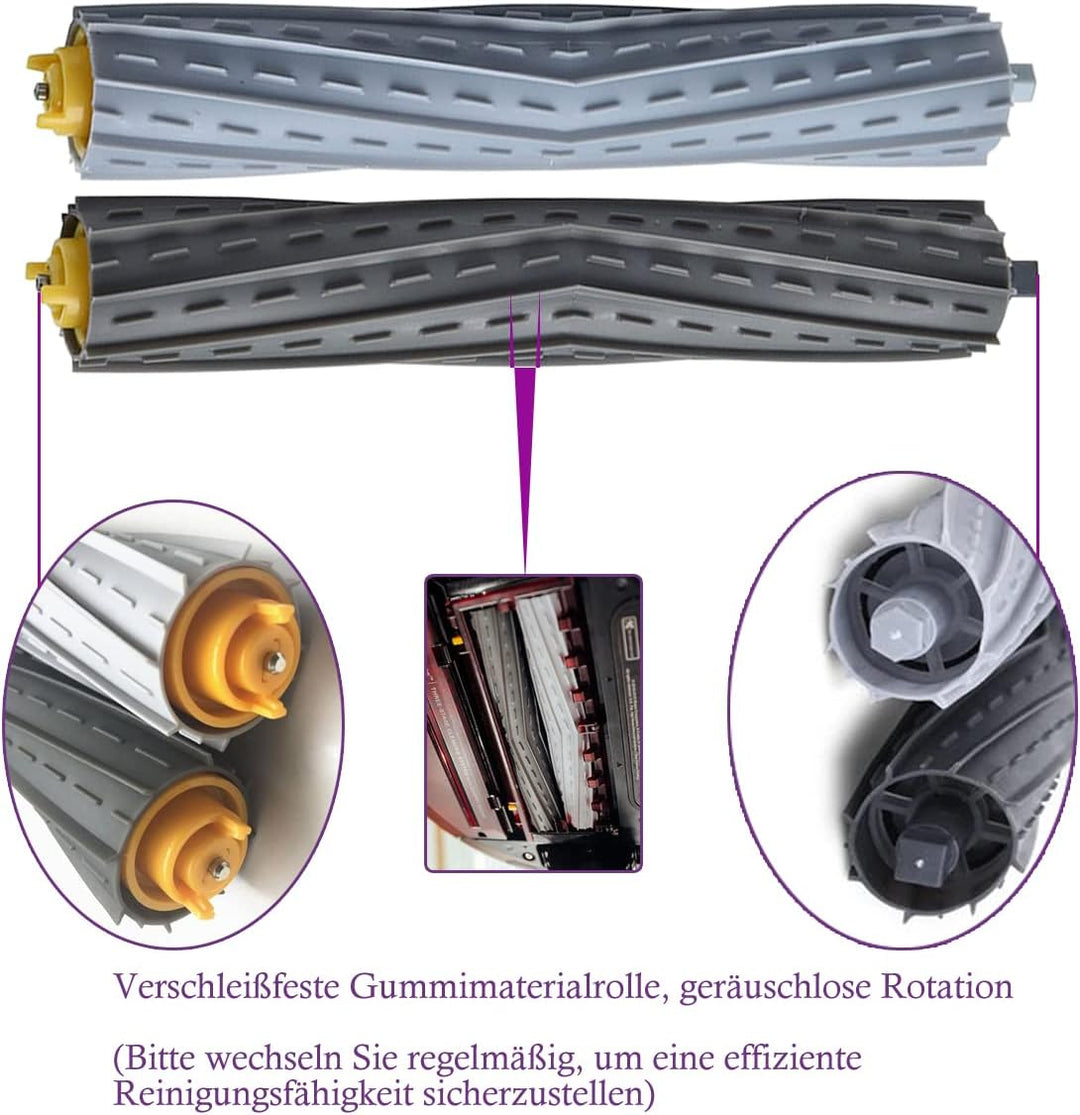 Ersatzteile für Roomba, Ersatzwalzenbürsten für Roomba 800 &amp; 900 Serie 800 850 860 861 866 870 880 8
