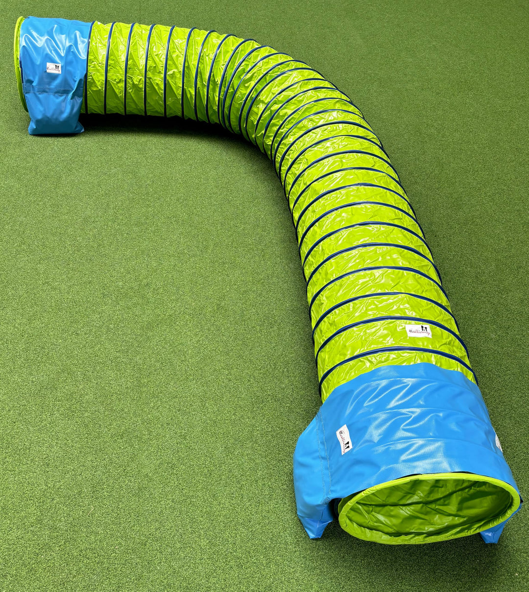Callieway® Dog Agility Tunnel Profi Hunde Tunnel Agility Gerät (Stützsandsäcke bereits inklusive) (3