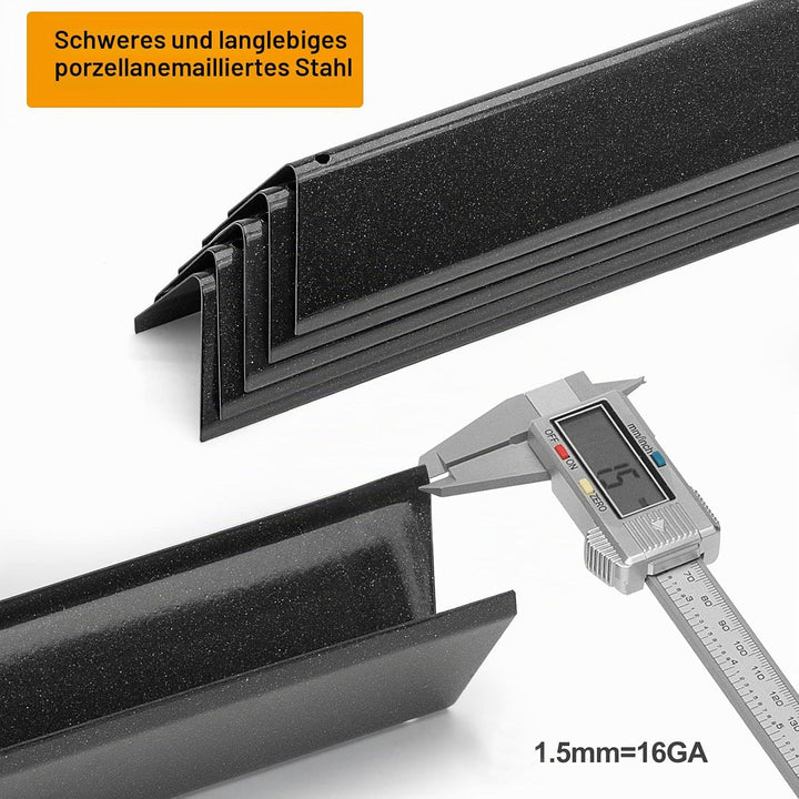 7636 38,9CM Porzellanemaille flavorizer Bars für Weber Spirit I &amp; II 300 e310 e320 S310 S320, Brenne