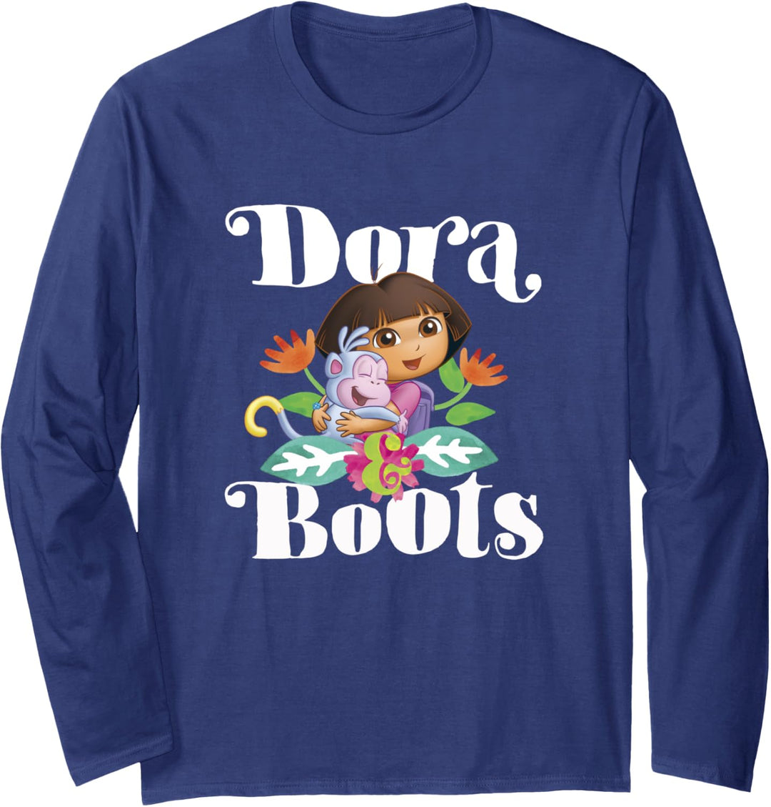 Dora the Explorer Dora and Boots Hugging Langarmshirt