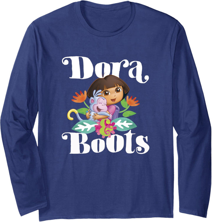Dora the Explorer Dora and Boots Hugging Langarmshirt