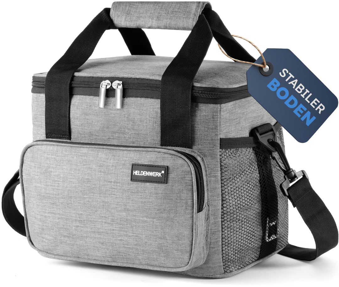 HELDENWERK Kühltasche klein & faltbar 10L, Isolierte Thermo Lunchtasche für Essen & Getränke, wasser