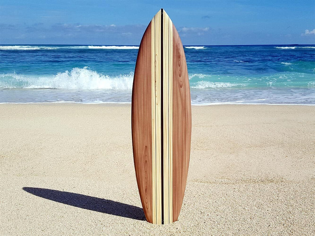 Seestern Sportswear Deko Holz Surfboard 80 cm lang Airbrush Design Surfing Surfen Wellenreiten Surf