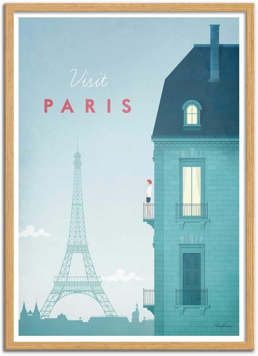Wall Editions Art-Poster - Visit Paris - Henry Rivers