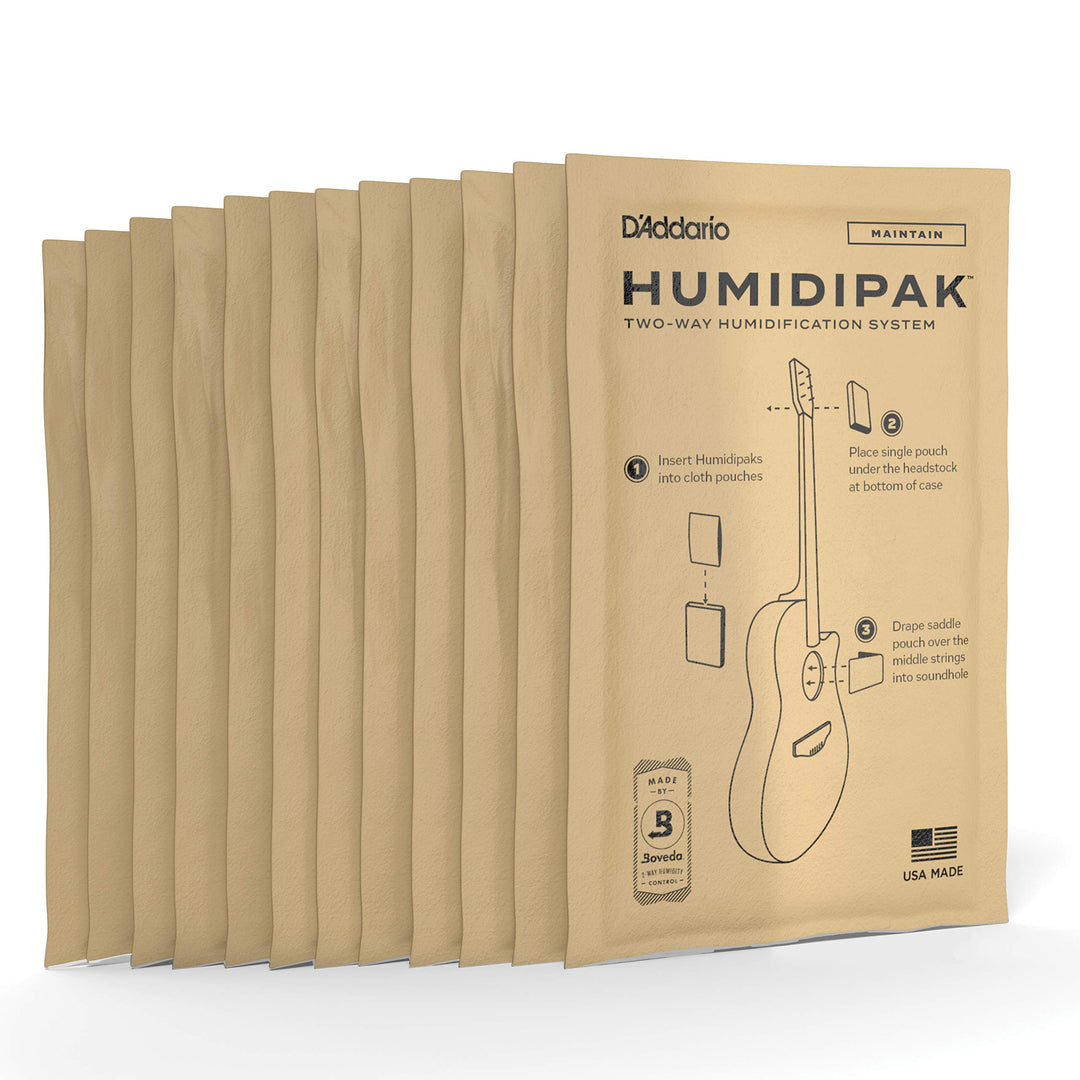 D'Addario Gitarre Luftbefeuchter Packs - Konditionierungspakete für das Zwei-Wege-Befeuchtungssystem
