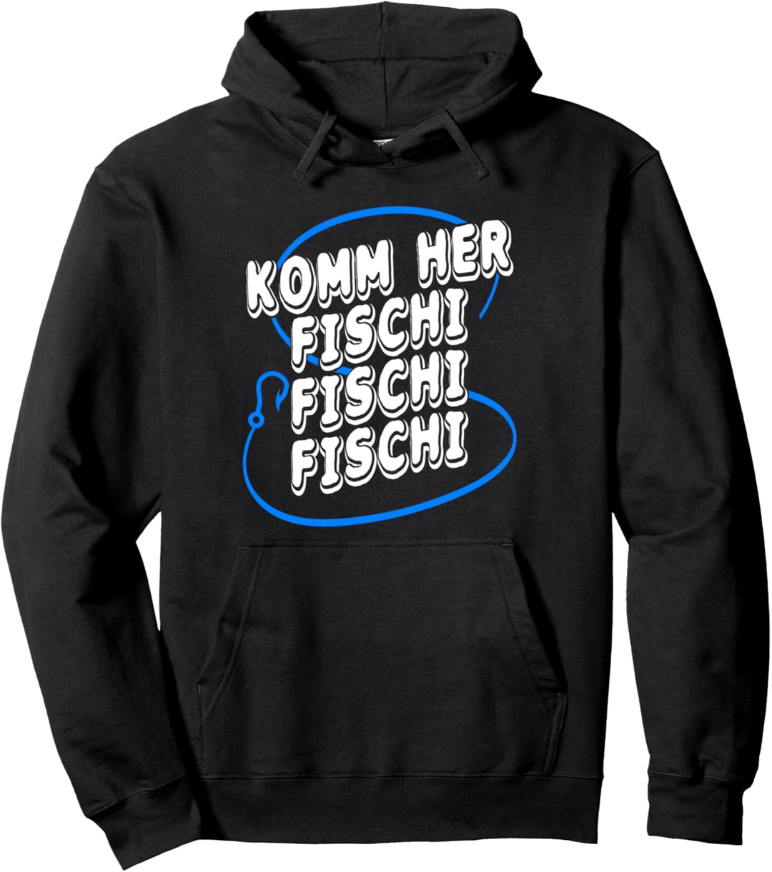 Lustiges Angeln Fischer Geschenk Fischen Angler Köder Rute Pullover Hoodie