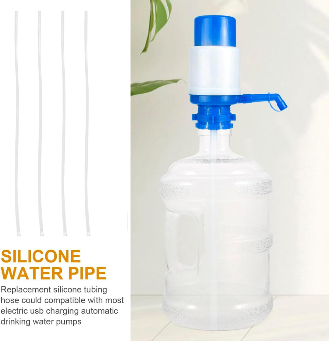 HOMSFOU Ersatz-Wasserspender, Silikonschlauch, 4 Stück, Wasserspender, Ersatzschlauch, Spenderschlau