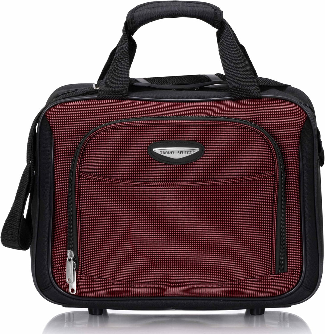Travel Select Amsterdam Erweiterbares Rollgepäck 8-Piece Set (15/21/25/29/Packing Cubes) Burgunder