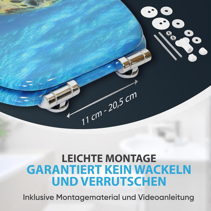 Sanilo WC Sitz mit Absenkautomatik, viele neue Toilettendeckel zur Auswahl, hochwertige Oberfläche,