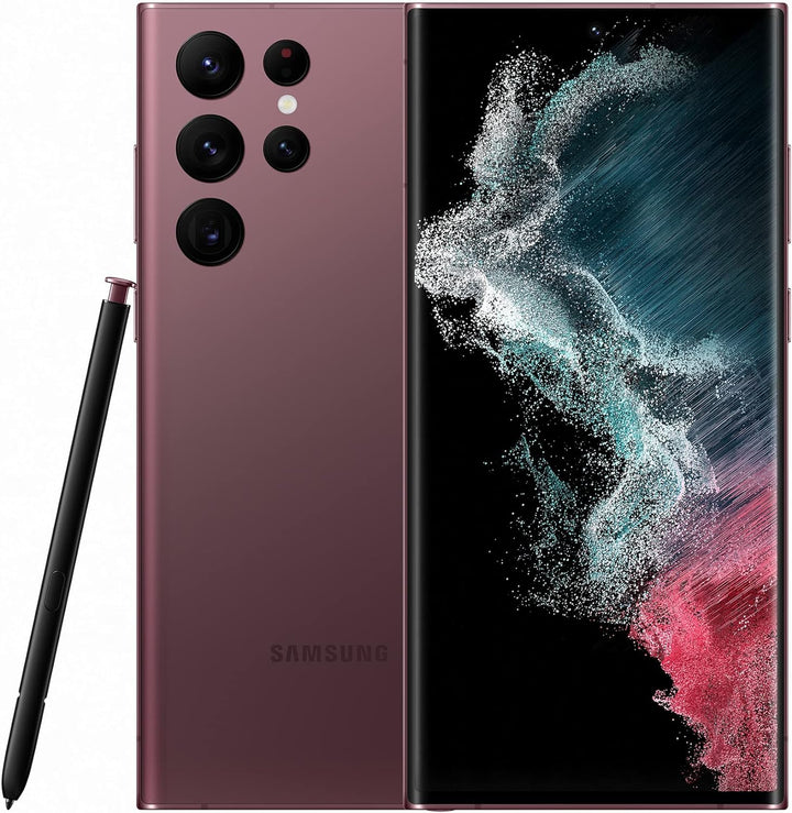 Samsung Galaxy S22 5G 128GB | 8GB RAM Handy, weinrot Alle Träger Burgundy 128 GB, Alle Träger Burgun