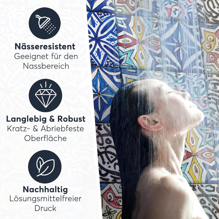 CREATISTO Mosaik Klebefliesen Stickerfliesen Fliesenfolie - Selbstklebende Fliesen Folie I Stickerfl