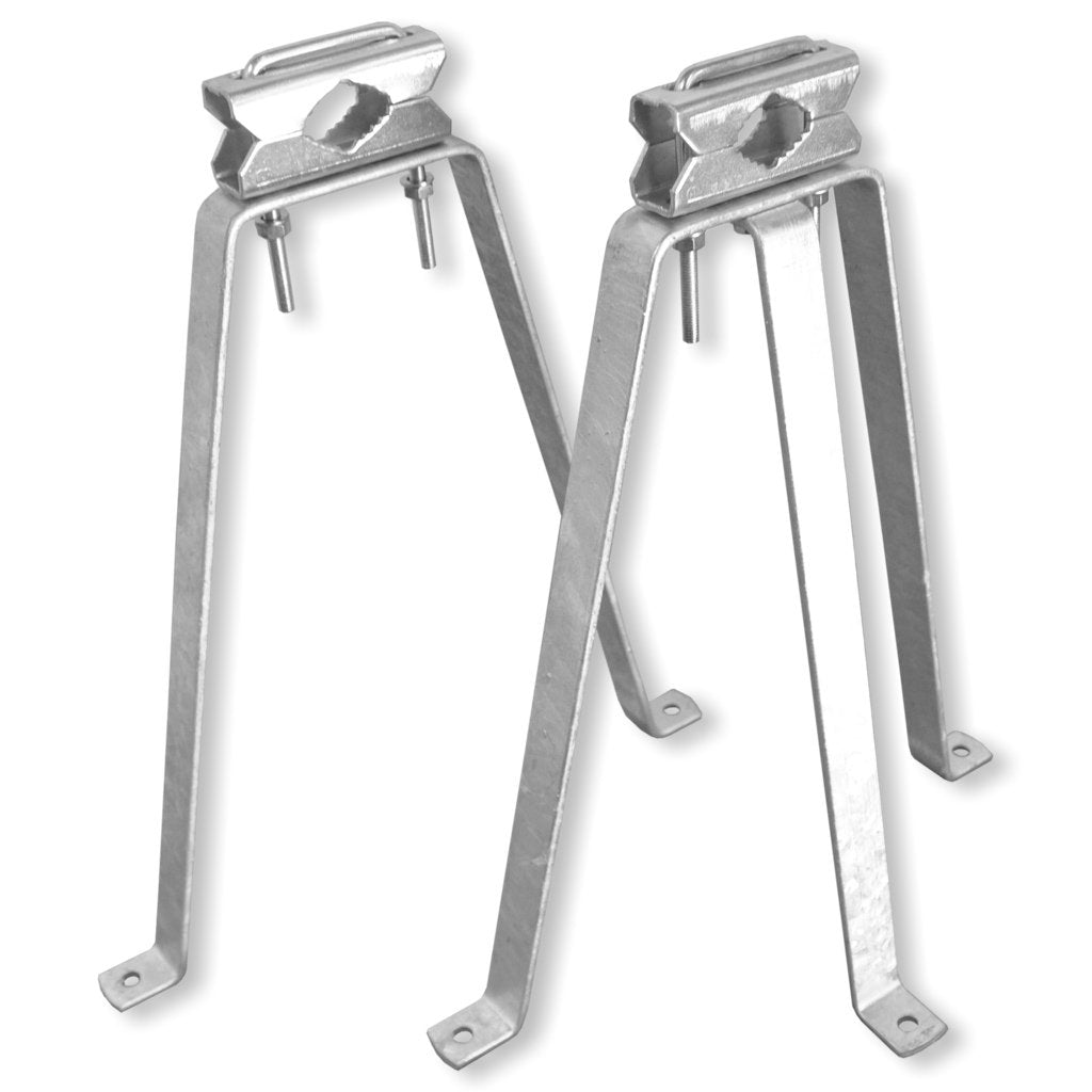 Unitech Mauerhalterset Stahl - ca. 505mm Wandabstand - für Masten bis 60mm