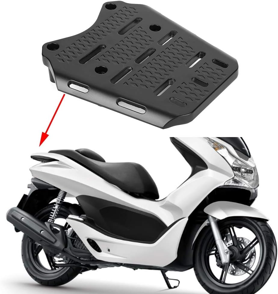 Yosoo Motorrad Gepäckträger CNC Aluminiumlegierung Motorrad Gepäckträger Halter Regal für PCX 125 15