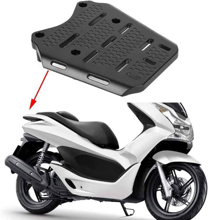 Yosoo Motorrad Gepäckträger CNC Aluminiumlegierung Motorrad Gepäckträger Halter Regal für PCX 125 15