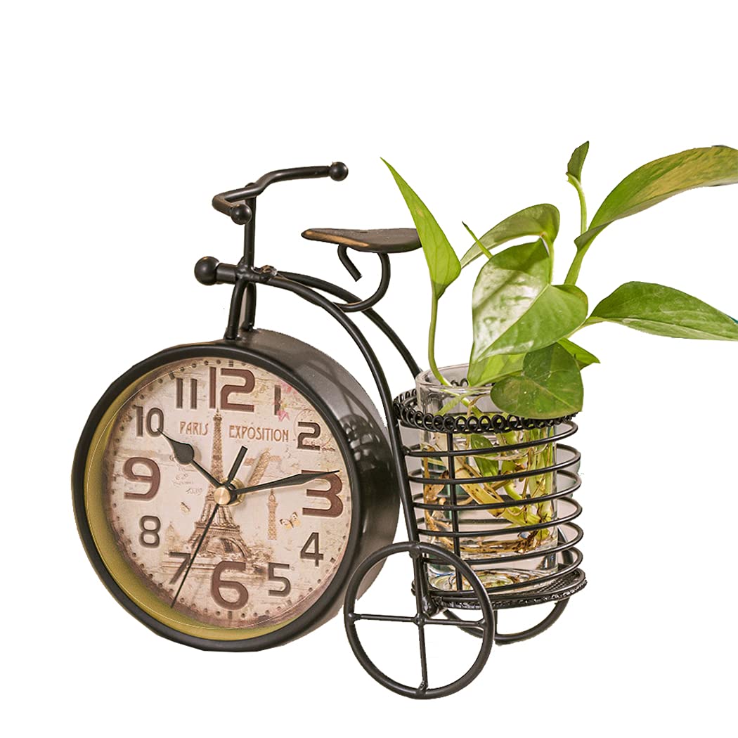 Fahrrad Schreibtischuhr Mode Kreative Eisen Metall Stille Tischuhr Wohnzimmer Schlafzimmer Dekoratio