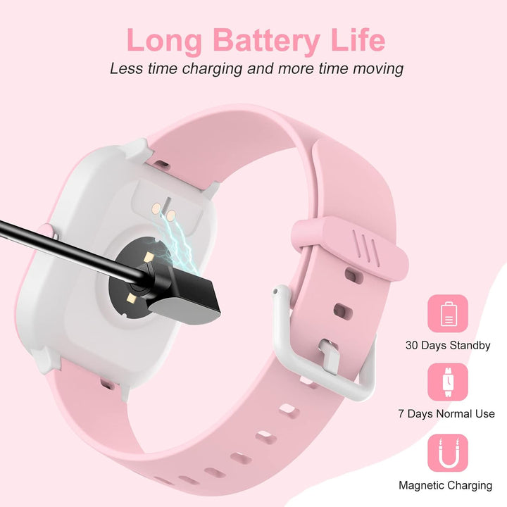 Fitness Tracker für Kinder, IP68 wasserdichter Aktivitäts Tracker, Schrittzähler, Herzfrequenzmesser