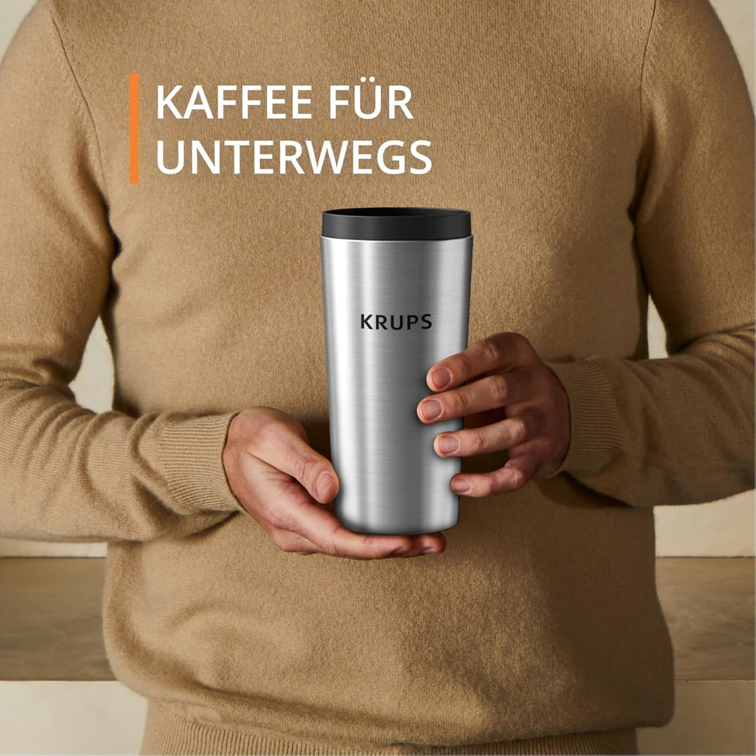 Krups Simply Brew Kaffeebereiter mit Filter 3 in 1, 3 Brühoptionen, amerikanischer Kaffee, hitzebest