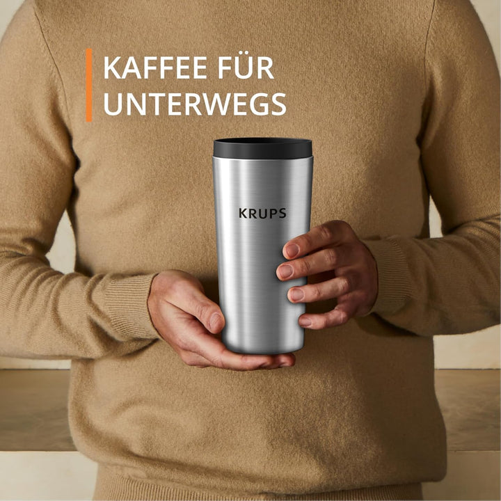 Krups Simply Brew Kaffeebereiter mit Filter 3 in 1, 3 Brühoptionen, amerikanischer Kaffee, hitzebest