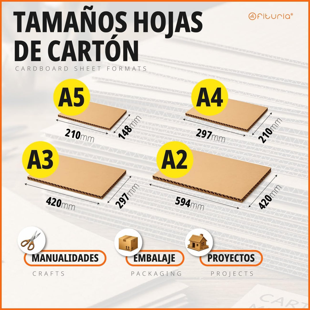 Kartonplatten, Fester Bastelkarton für DIY, Architekturprojekte, Verpackung und Versand Schutz, 1-2