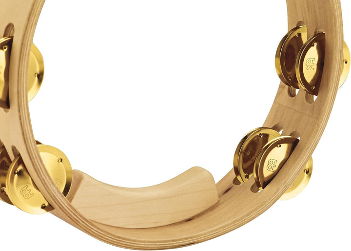 Meinl Percussion AE-MTA2B Tambourine, Artisan Edition 25,4 cm (10 Zoll) Durchmesser, zweireihig mit