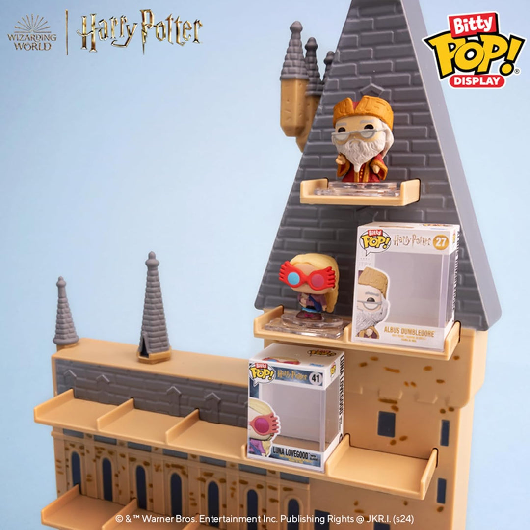 Funko Bitty Pop! Display: Harry Potter - Hogwarts Castle - Albus Dumbledore™ and Luna Lovegood™ and