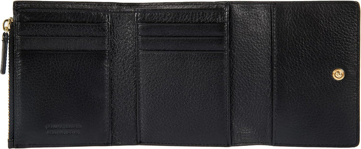 Bric's Marmolada Kompaktes Damen-Portemonnaie aus Leder mit RFID-Schutz, Geldscheinfach, 10 Kartenfä