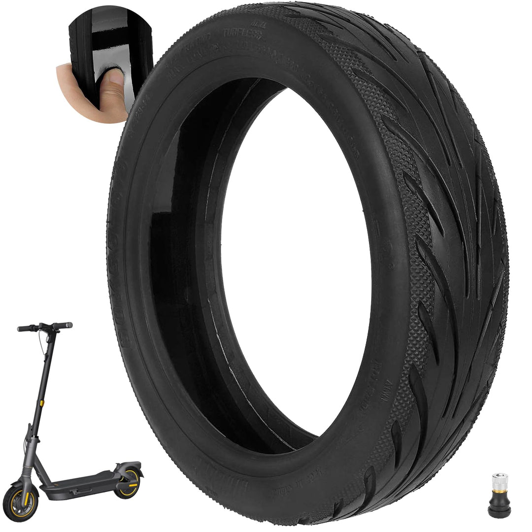 60/65-6,9 Tubeless Reifen mit Ventil für Ninebot Max G2/G2D/G2E/G65/F3/F3 Pro Hinten Scooter 10'' Er