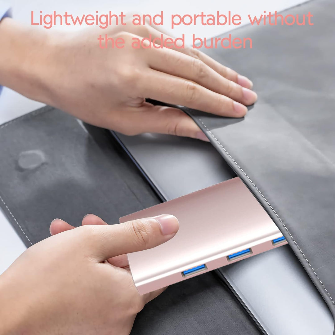 USB C Hub, USB C Adapter 6 in 1 mit Gigabit RJ45 Ethernet, 3×USB 3.0, 4K HDMI und 100W PD, Dockingst