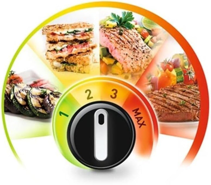 Tefal GC461B Elektrogrill 2400W 350 x 205 mm