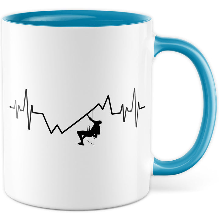 Tasse Klettern Geschenk Klettern, Kaffeetasse Berge Bergklettern Bouldern Outdoor Abenteuer, Geschen