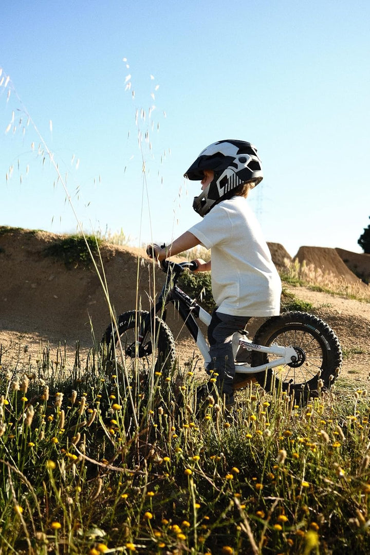 ROCKBROS Kinderhelm Integriert Fahrradhelm Kinder Jugend Fullface Helm mit Abnehmbarem Kinnschutz BM