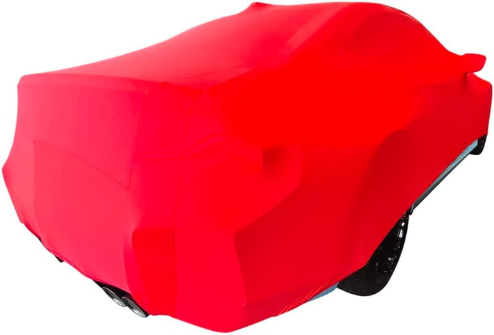 Indoor Autoabdeckung kompatibel mit BMW M2 (G87) Coupe mit Spiegeltaschen SUPER Soft Stretch