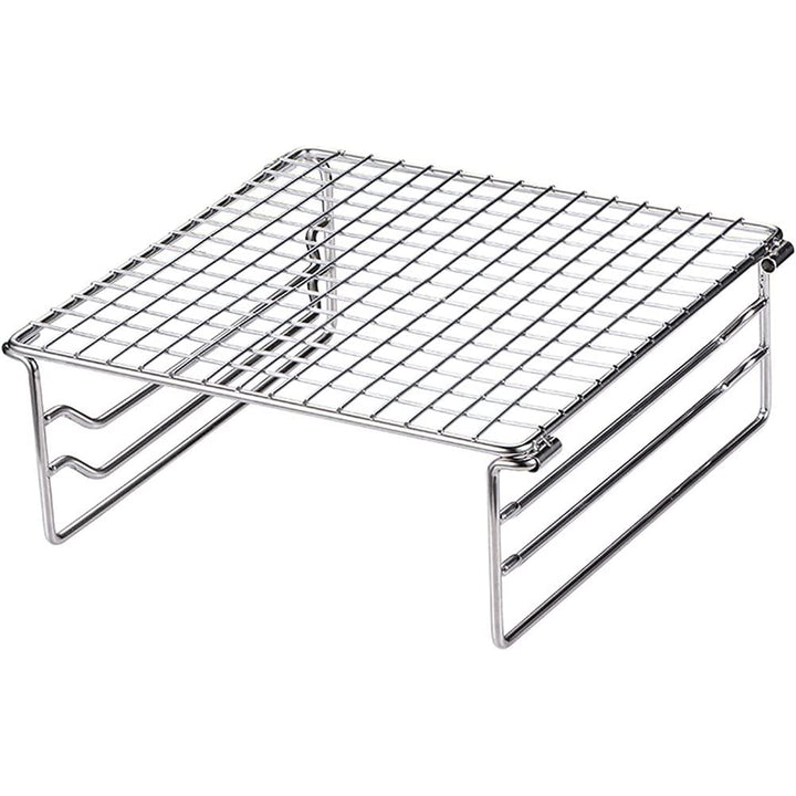 Myqqhbs Klappgrillrost Campinggrill Klappgrill Mini Outdoor Grillrost Edelstahl für Picknick Wandern