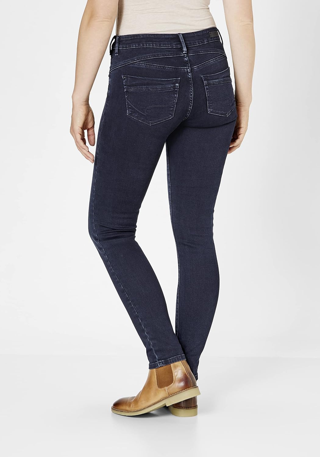 PADDOCK'S Shape Denim Röhrenjeans mit Stretch Lucy Bue Black Dark Stone 5732 40W / 34L, Bue Black Da
