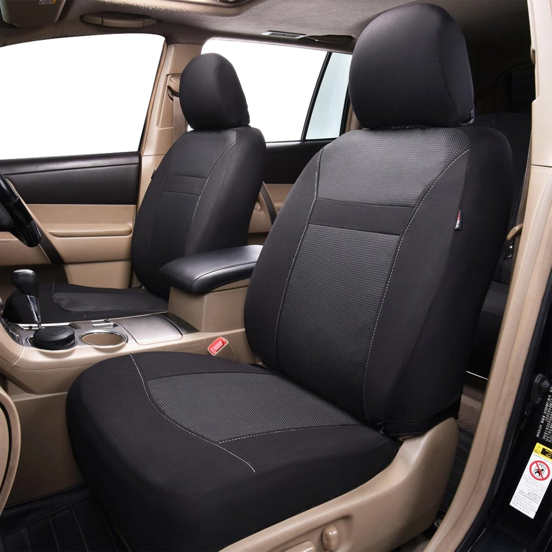 Flying Banner Mesh und Jacquard Universal Auto Sitz Cover Sitze mit Seitenairbag Full Set -- Low Bac