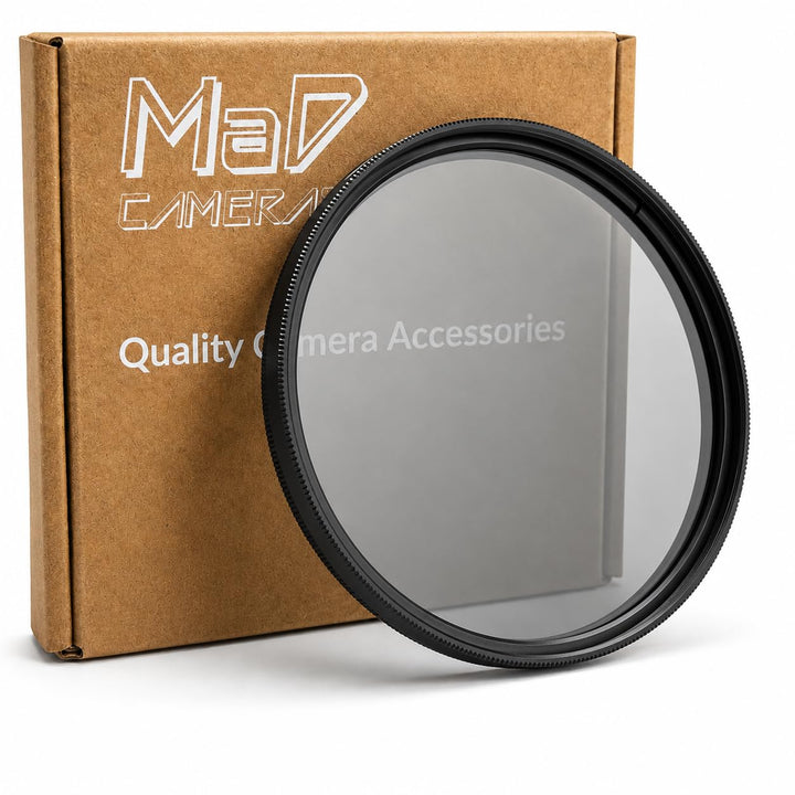 MaD Camera - 49mm CPL Zirkular-Polarisationsfilter - Farbsättigung & Kontrastverstärkung - Premium K