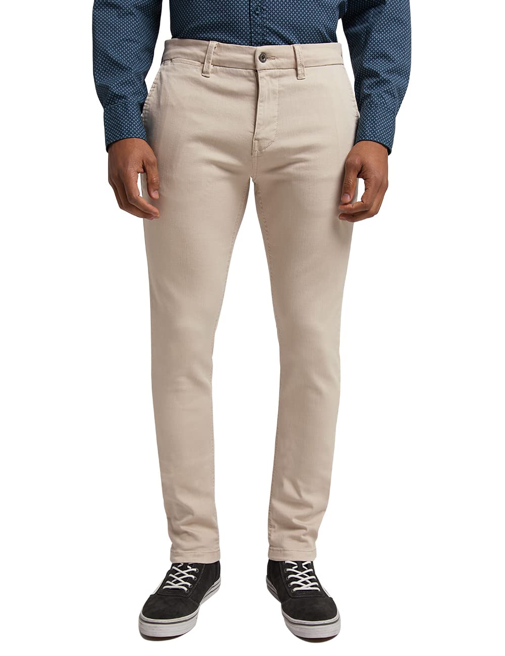 MUSTANG Herren Hose Style BeFlex Chino 36W / 38L Beige, 36W / 38L Beige