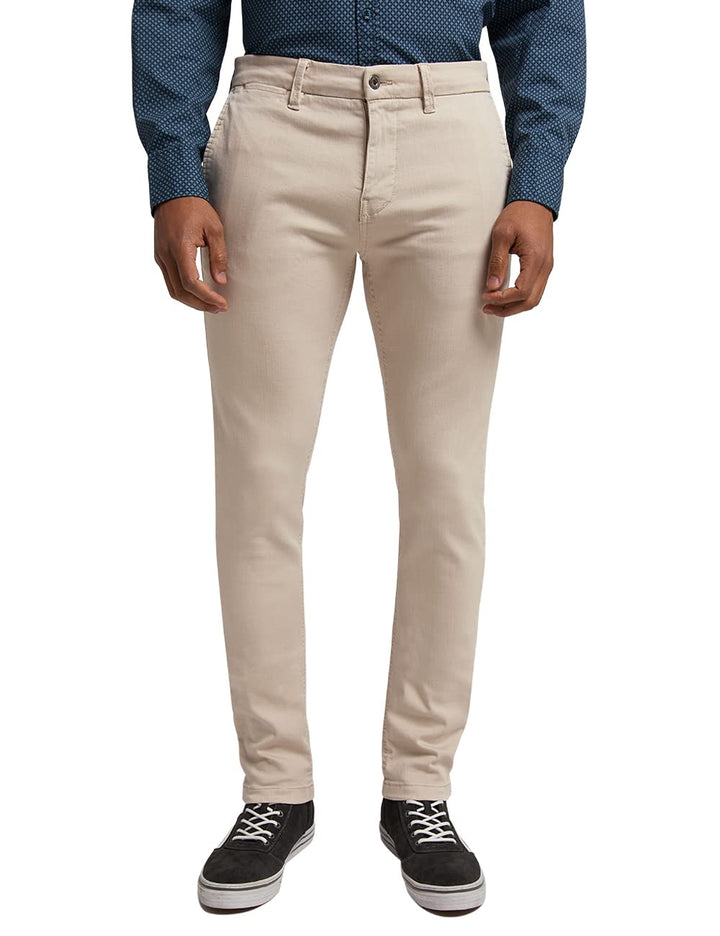 MUSTANG Herren Hose Style BeFlex Chino 36W / 38L Beige, 36W / 38L Beige