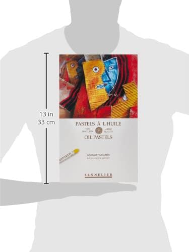 SENNELIER Karton Ölpastell-Set, Holz Metall, Mehrfarbig, 48 Stück (1er Pack) 48 Stück (1er Pack) Meh